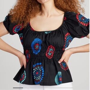 Kate Spade Firework Floral Riviera Top